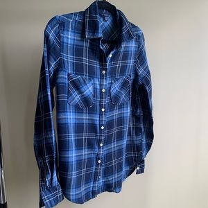 Dark blue flannel
